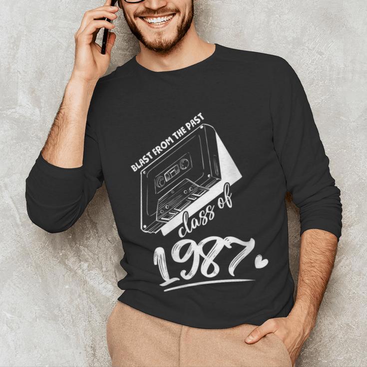 Reunion Class Of 1987 School Graduation Blast From The Past Unisex Long Sleeve T-Shirt