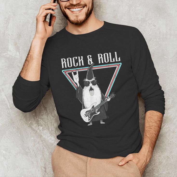 Rock & Roll Wizard Music Nostalgia Unisex Long Sleeve T-Shirt Rock & Roll Wizard Music Nostalgia Unisex Long Sleeve T-Shirt