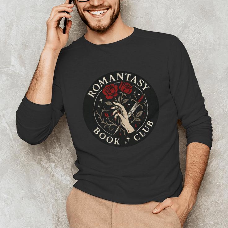 Romantasy Book Club Enthusiast Unisex Long Sleeve T-Shirt Romantasy Book Club Enthusiast Unisex Long Sleeve T-Shirt