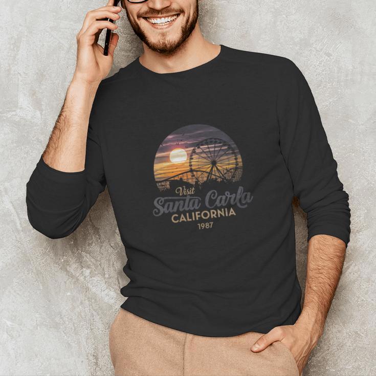 Santa Carla 1987 California Retro Sunset Nostalgia Unisex Long Sleeve T-Shirt