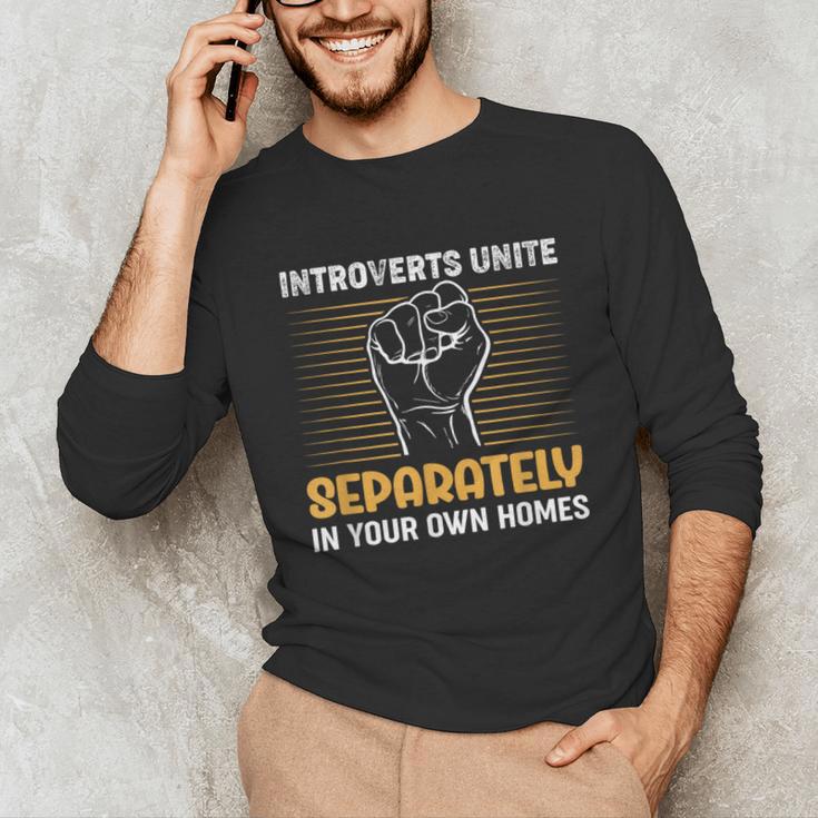 Sarcastic Anti Social Introvert Social Interaction Unisex Long Sleeve T-Shirt Sarcastic Anti Social Introvert Social Interaction Unisex Long Sleeve T-Shirt