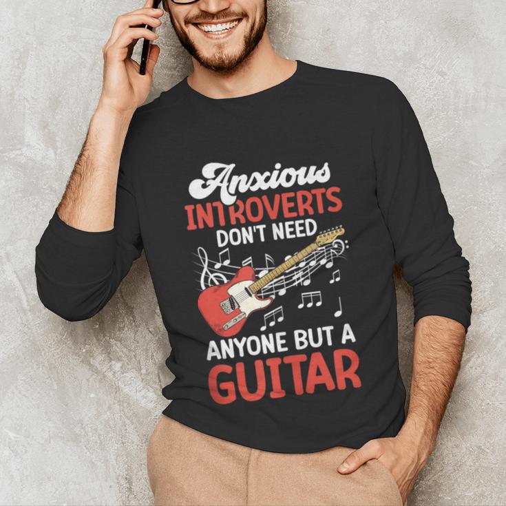 Sarcastic Introvert Need Guitar Sad Song Introvert Guitarist Unisex Long Sleeve T-Shirt Sarcastic Introvert Need Guitar Sad Song Introvert Guitarist Unisex Long Sleeve T-Shirt