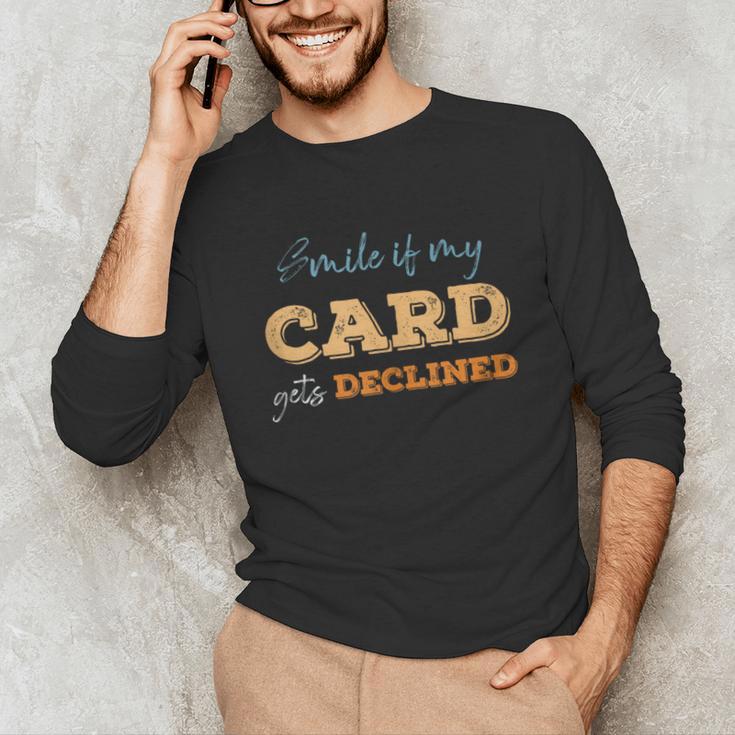 Sarcastic Shopper Introvert Shopaholic Shopping Humor Unisex Long Sleeve T-Shirt