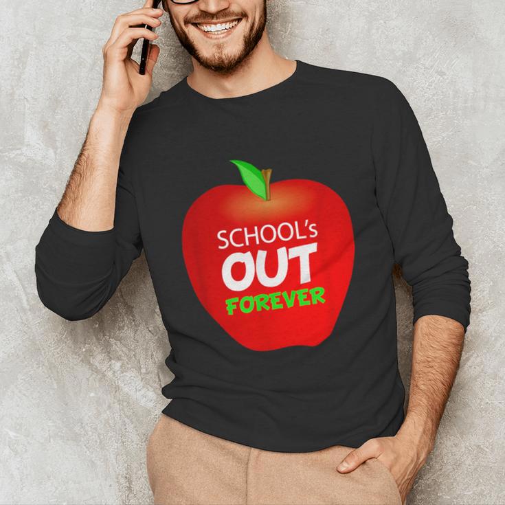 School Is Out Forever Graduation Humor Unisex Long Sleeve T-Shirt