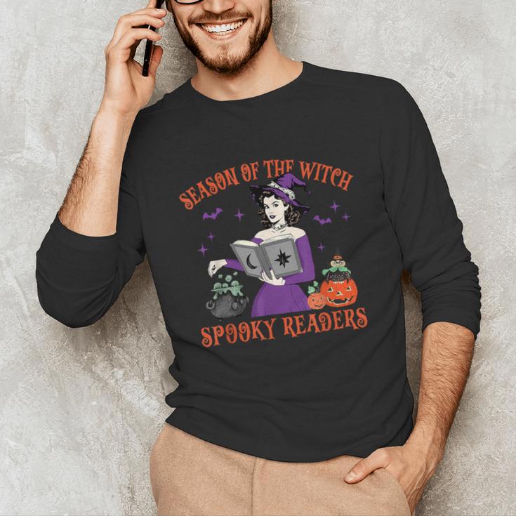 Season Of The Witch Spooky Readers Spell Book Hallowen Unisex Long Sleeve T-Shirt