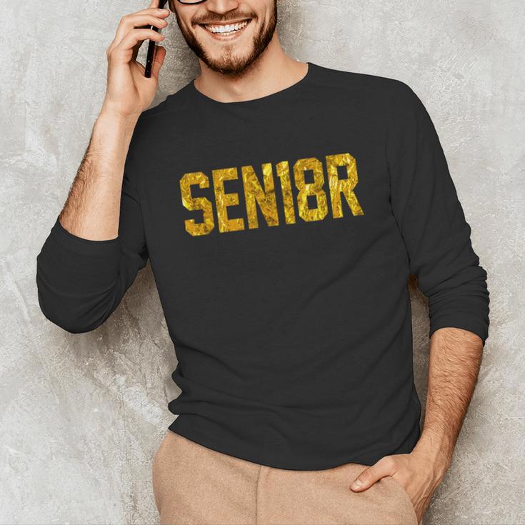 SEN18R Senior 2018 High School Graduation Party T-Shirt Unisex Long Sleeve T-Shirt