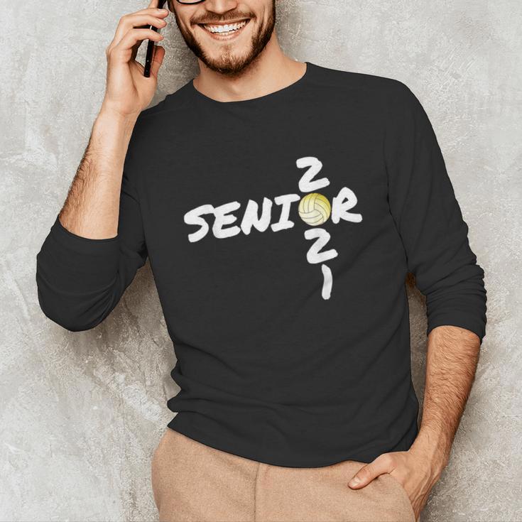 Senior 2021 Volleyball Graduation Shirt Unisex Long Sleeve T-Shirt