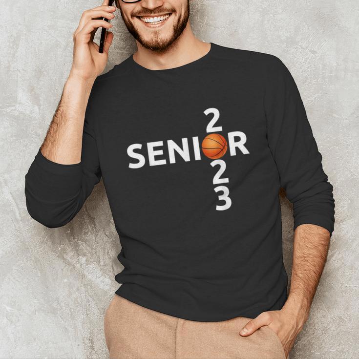 Senior 2023 Basketball Graduation Party Unisex Long Sleeve T-Shirt