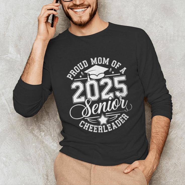 Senior 2025 Cheer Team Mom High School Graduation Outfit Unisex Long Sleeve T-Shirt