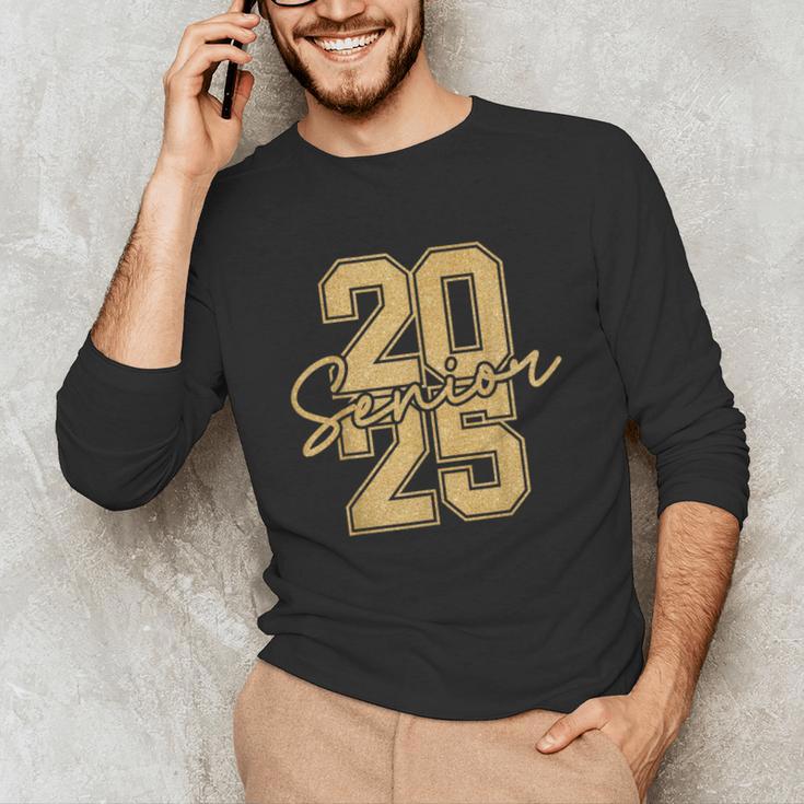 Senior 2025 Class Of 2025 Gold Senior Graduation Unisex Long Sleeve T-Shirt