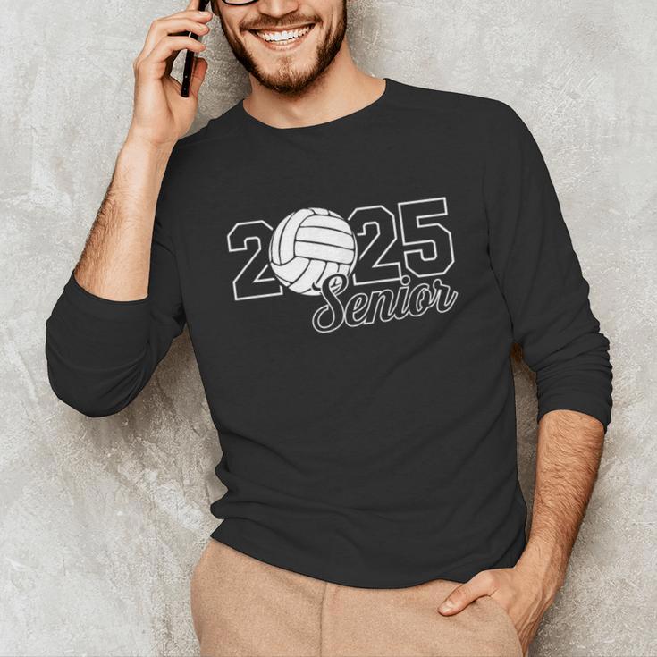 Senior 2025 Volleyball Mom High School Graduation Outfit Pro Unisex Long Sleeve T-Shirt