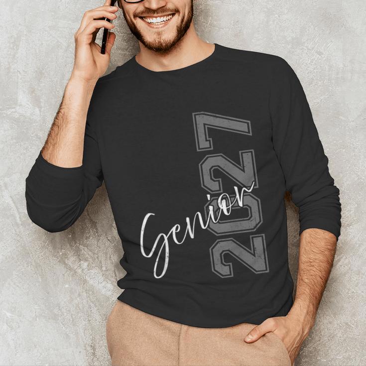 Senior 2027 Class Of 2027 Shirt Graduation Unisex Long Sleeve T-Shirt