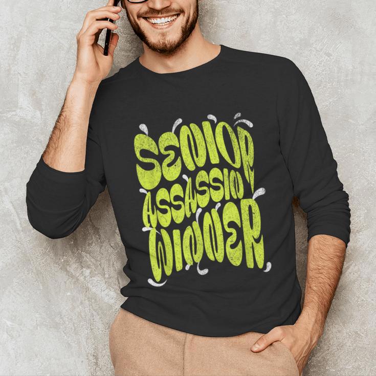 Senior Assassin Winner School Graduation Water Game Unisex Long Sleeve T-Shirt