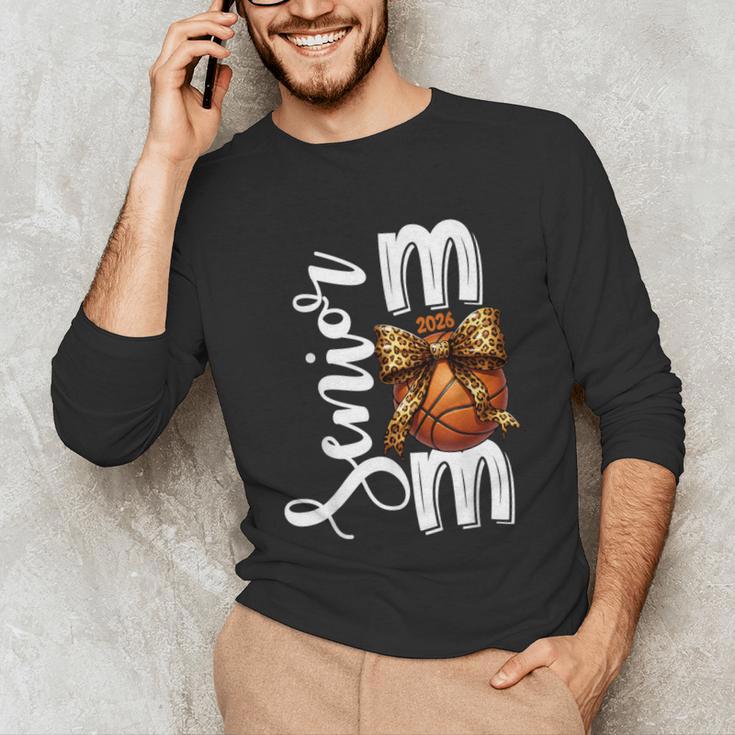 Senior Basketball Mom Class Of 2026 Player Graduation Grad Unisex Long Sleeve T-Shirt