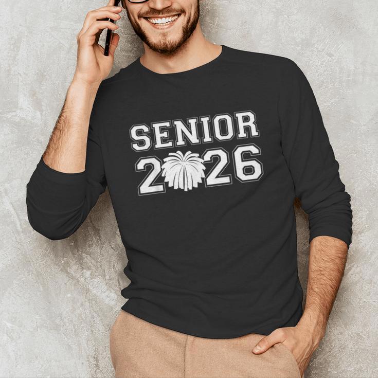 Senior Cheerleader Cheer Class Of 2026 Graduation Graduate Unisex Long Sleeve T-Shirt