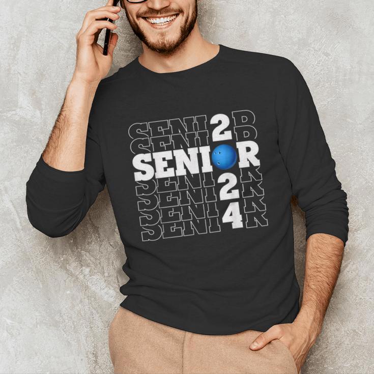 Senior Class Of 2024 Bowling First Day Of School Graduation Unisex Long Sleeve T-Shirt