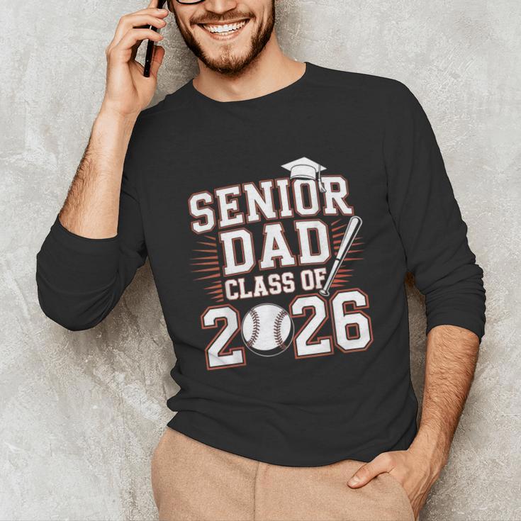 Senior Dad Class Of 2026 Graduate Baseball 2026 Graduation Unisex Long Sleeve T-Shirt