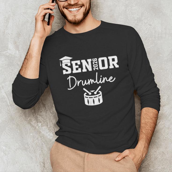 Senior Drumline Class Of 2026 Marching Band Graduation Unisex Long Sleeve T-Shirt