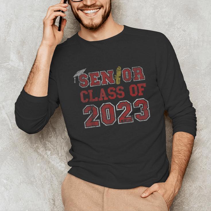 Senior Graduation Class Of 2023 High School College Graduate Unisex Long Sleeve T-Shirt