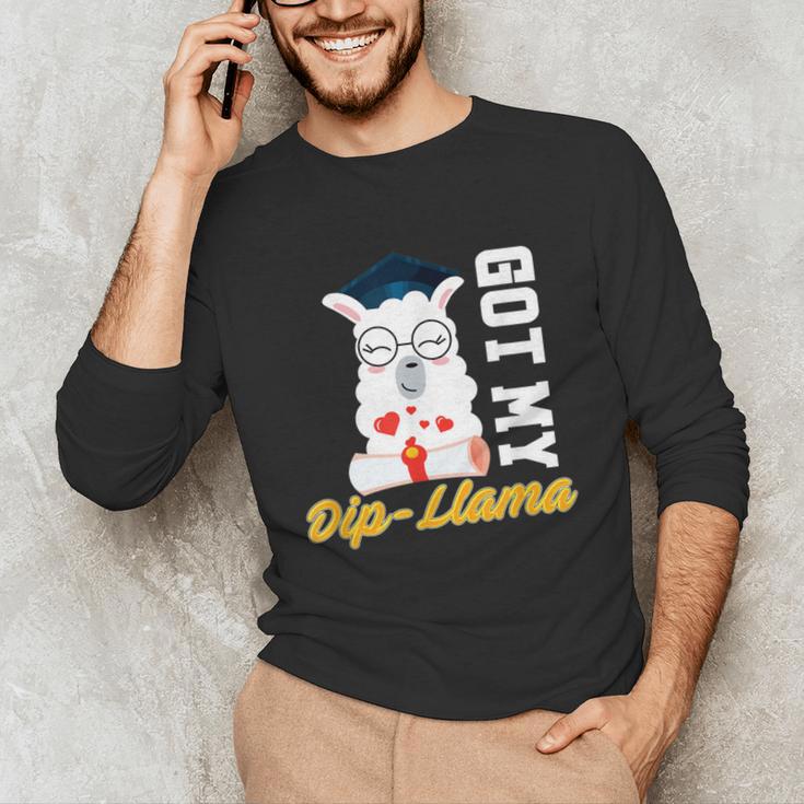 Senior Graduation TShirt 2019 Got My Dip-Llama Diploma Shirt Unisex Long Sleeve T-Shirt