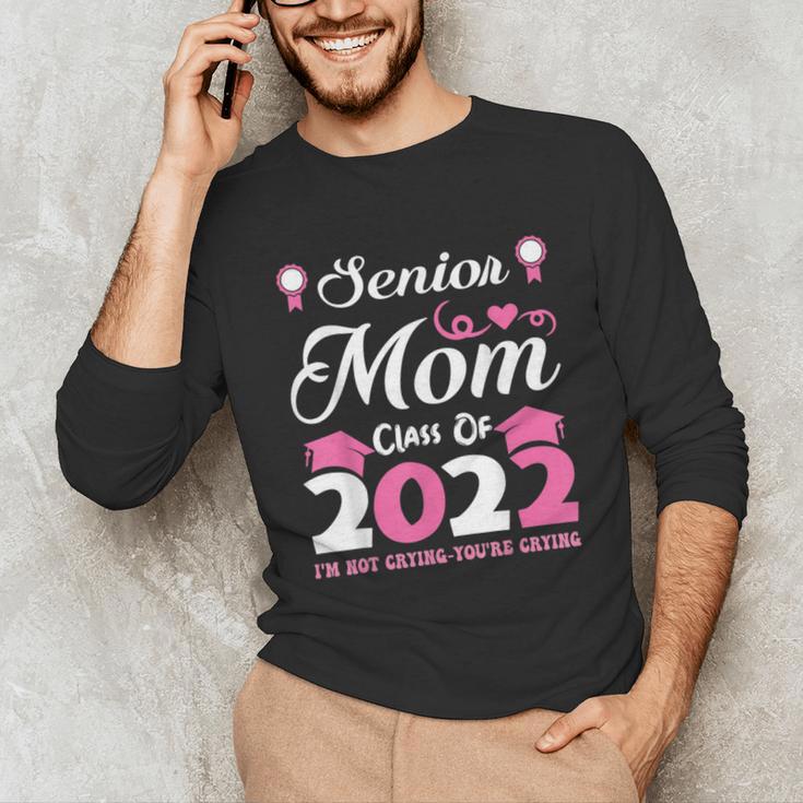 Senior Mom Of A Class Of 2022 Heart School Graduation Unisex Long Sleeve T-Shirt