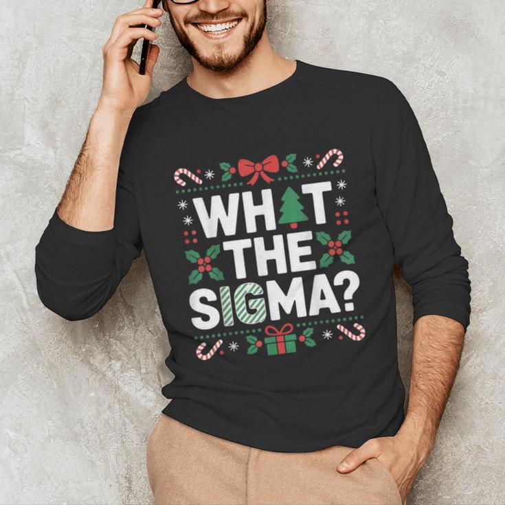 What The Sigma Christmas Party Outfit For Introverts Unisex Long Sleeve T-Shirt