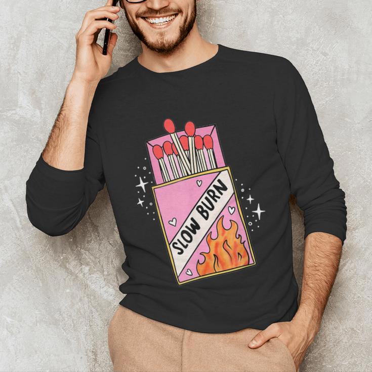 Slow Burn Book Trope Worth The Wait Love Takes Time Unisex Long Sleeve T-Shirt Slow Burn Book Trope Worth The Wait Love Takes Time Unisex Long Sleeve T-Shirt