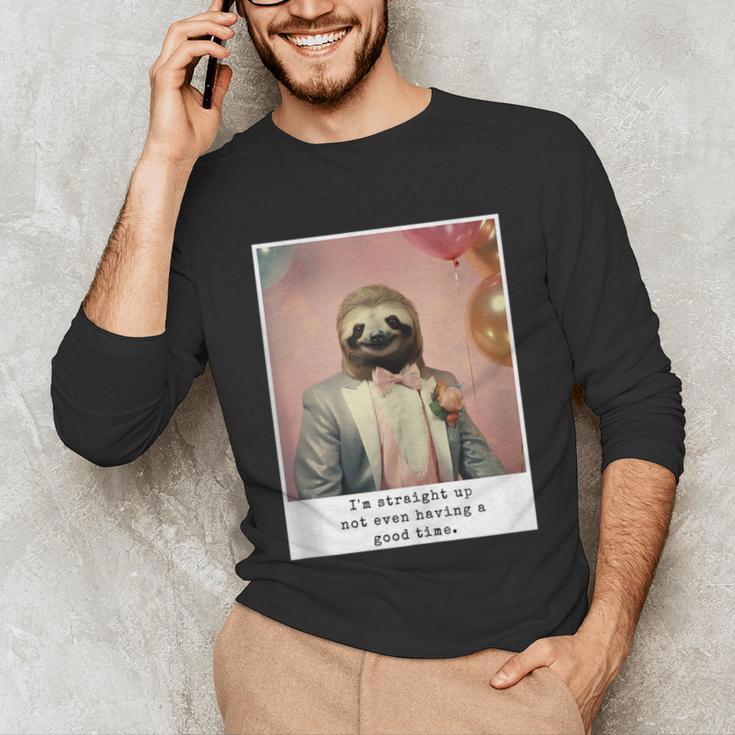 Social Anxiety Not Having A Good Time Socializing Introvert Unisex Long Sleeve T-Shirt Social Anxiety Not Having A Good Time Socializing Introvert Unisex Long Sleeve T-Shirt