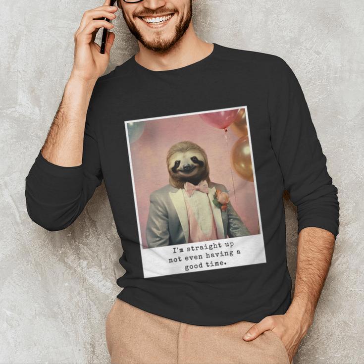 Social Anxiety Not Having A Good Time Socializing Introvert Unisex Long Sleeve T-Shirt Social Anxiety Not Having A Good Time Socializing Introvert Unisex Long Sleeve T-Shirt