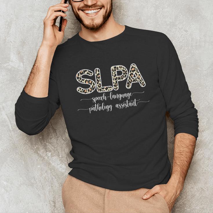 Speech Therapy Graduation For SLPA Therapist Unisex Long Sleeve T-Shirt