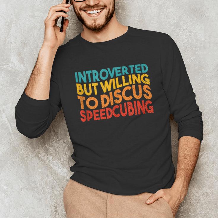 Speedcuber Introvert Cube Solver Speedsolving Speedcubing Unisex Long Sleeve T-Shirt Speedcuber Introvert Cube Solver Speedsolving Speedcubing Unisex Long Sleeve T-Shirt