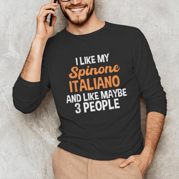 Spinone Italiano Dog Introvert Bracco Spinoso Fur Parent Unisex Long Sleeve T-Shirt