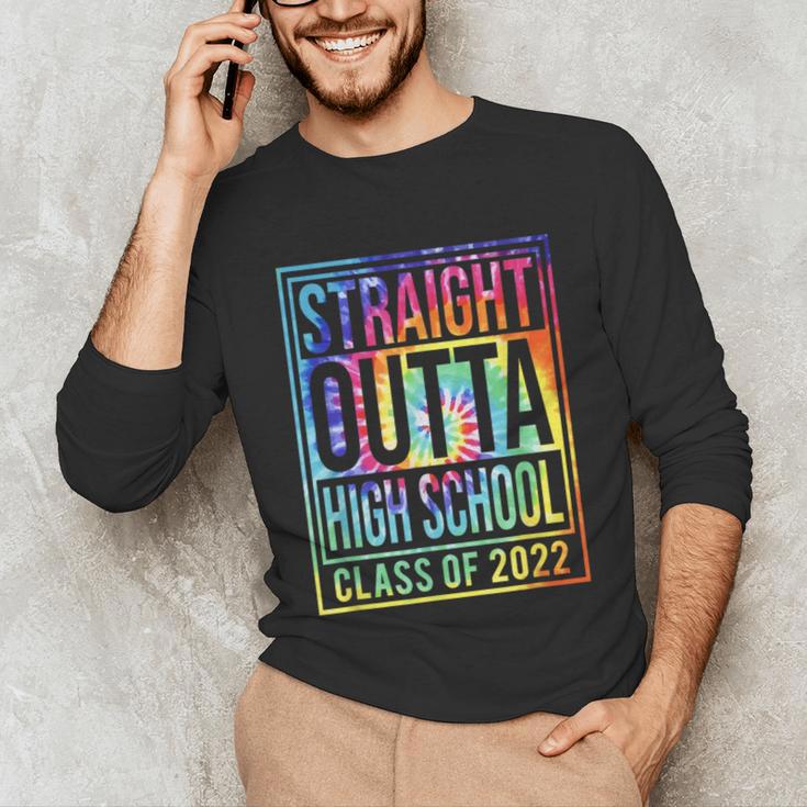 Straight Outta High School Class Of 2022 Graduation Unisex Long Sleeve T-Shirt