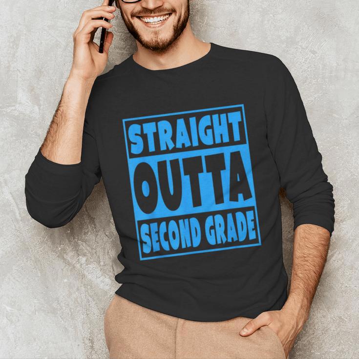 Straight Outta Second Grade Graduation Class Unisex Long Sleeve T-Shirt