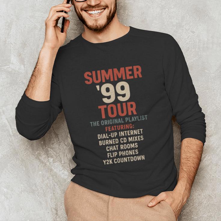Summer 99 Tour Original Playlist Retro Nostalgia Unisex Long Sleeve T-Shirt Summer 99 Tour Original Playlist Retro Nostalgia Unisex Long Sleeve T-Shirt