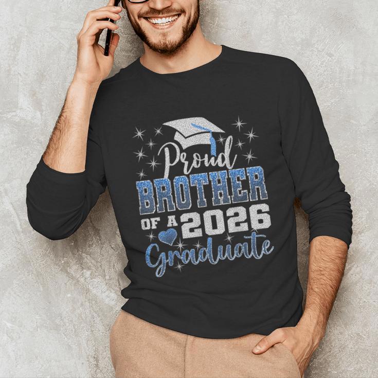 Super Proud Brother Of 2026 Graduate Graduation Family Unisex Long Sleeve T-Shirt