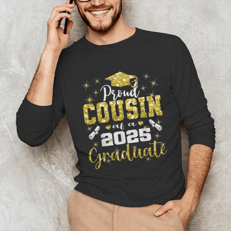 Super Proud Cousin Of 2025 Graduate Senior Graduation Family Unisex Long Sleeve T-Shirt