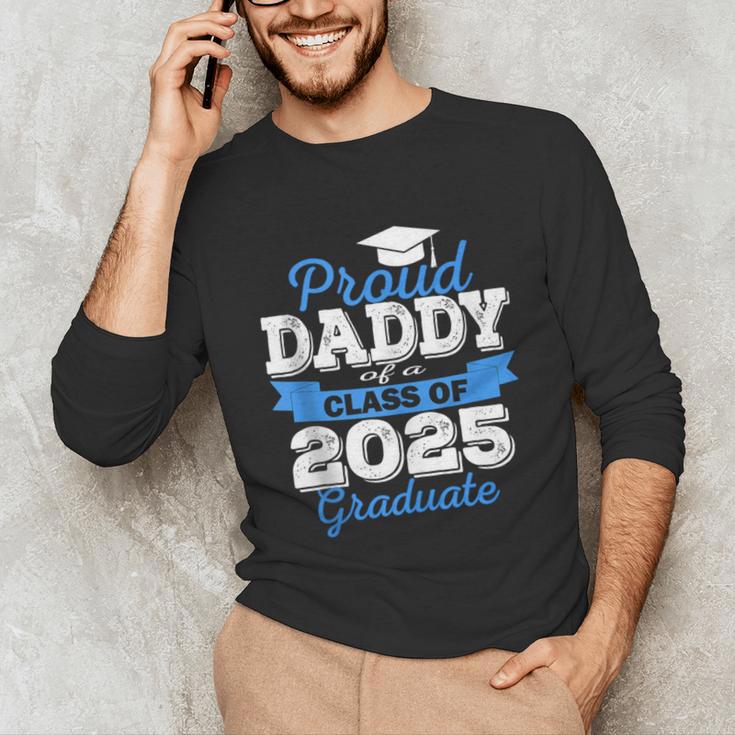 Super Proud Daddy Of 2025 Graduate Senior Graduation Family Unisex Long Sleeve T-Shirt