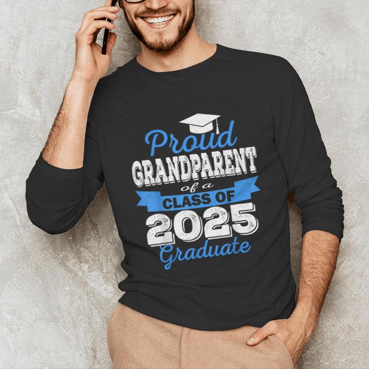 Super Proud Grandparent Of 2025 Graduate Graduation Family Unisex Long Sleeve T-Shirt