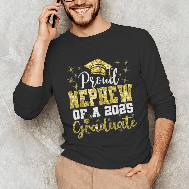 Super Proud Nephew Of 2025 Graduate Senior Graduation Family Unisex Long Sleeve T-Shirt