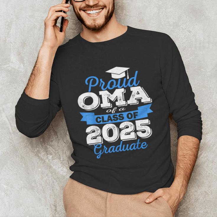 Super Proud OMA Of 2025 Graduate Senior Graduation Family Unisex Long Sleeve T-Shirt
