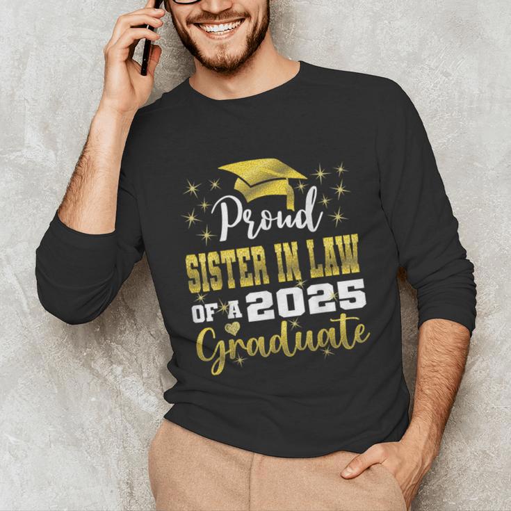 Super Proud Sister In Law Of 2025 Graduate Graduation Family Unisex Long Sleeve T-Shirt