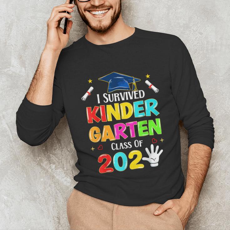 I Survived Kindergarten Graduation 2025 Graduate Boys Girls Unisex Long Sleeve T-Shirt