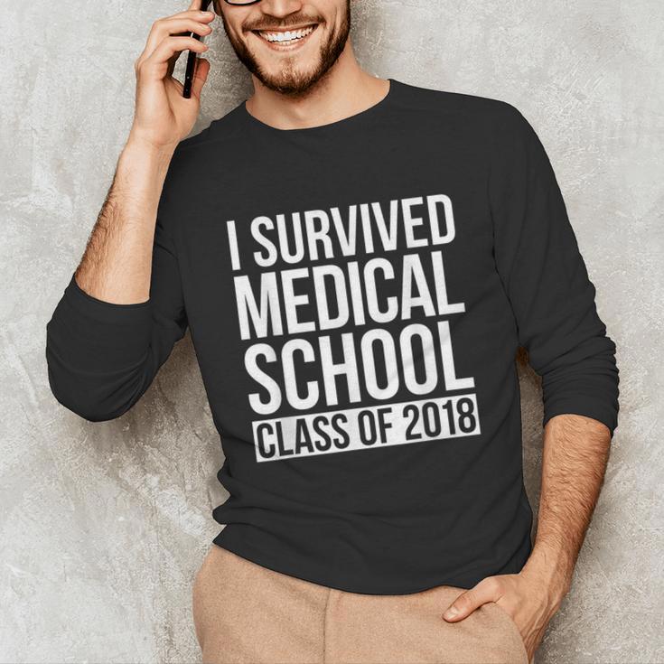 I Survived Medical School Class Of 2018 Graduation Shirt Unisex Long Sleeve T-Shirt
