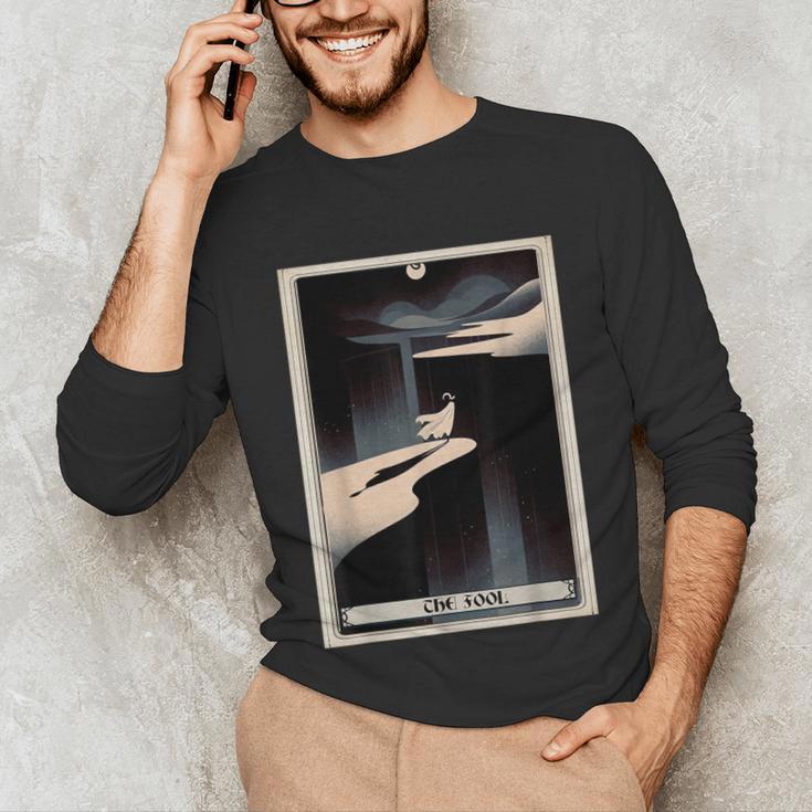 Tarot Cards Guide Book Esoteric Mysticism Clothing The Fool Tarot Card -Adults & Kids Small Short Sleeve Crew Neck Classic Fit Unisex Long Sleeve T-Shirt