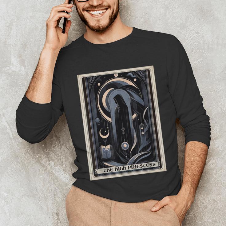 Tarot Cards Guide Book Esoteric Mysticism Clothing The High Priestess -Adults Small Classic Fit Short Sleeve Unisex Long Sleeve T-Shirt