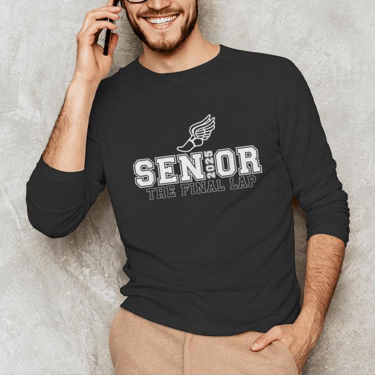 Track & Field Senior 2025 Graduation Year The Final Lap Unisex Long Sleeve T-Shirt
