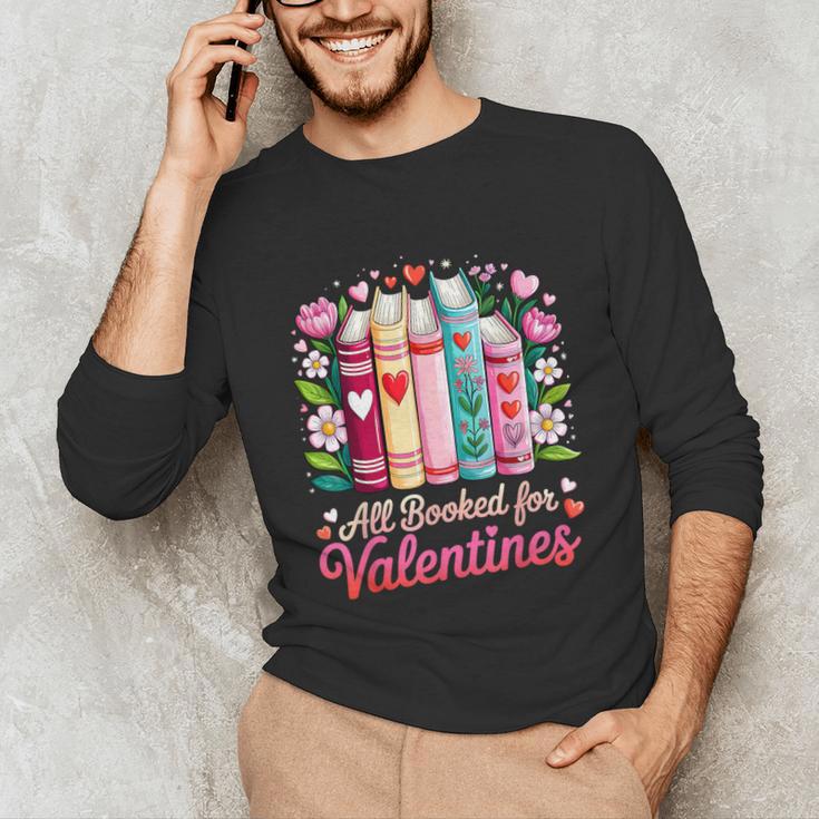 Valentine All Booked For Valentine Book Lovers Teacher Kid Unisex Long Sleeve T-Shirt Valentine All Booked For Valentine Book Lovers Teacher Kid Unisex Long Sleeve T-Shirt