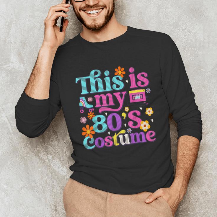 Vintage 80s Costume Nostalgia 1980s Fashion Cute Girls Women Unisex Long Sleeve T-Shirt