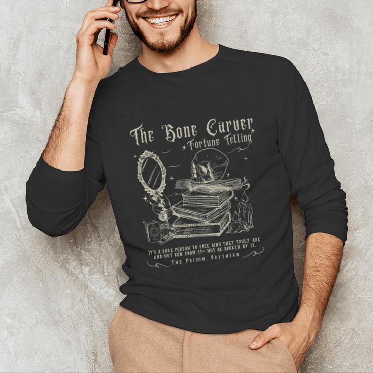 Vintage The Bone Carver Death God Tour Skeleton Spicy Books Unisex Long Sleeve T-Shirt Vintage The Bone Carver Death God Tour Skeleton Spicy Books Unisex Long Sleeve T-Shirt